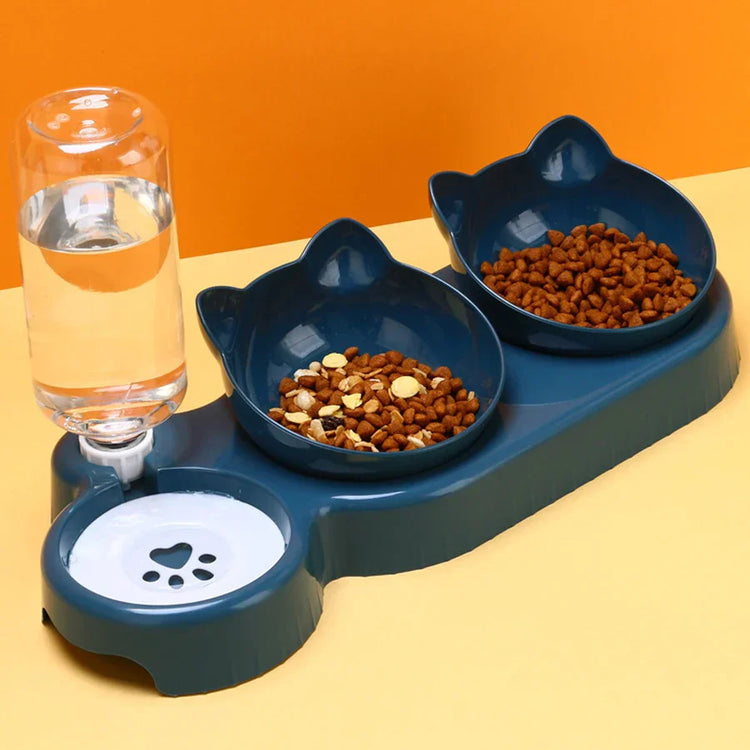 Pet feeding station