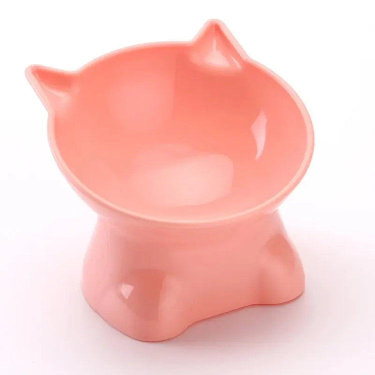 Elevated small cat bowl