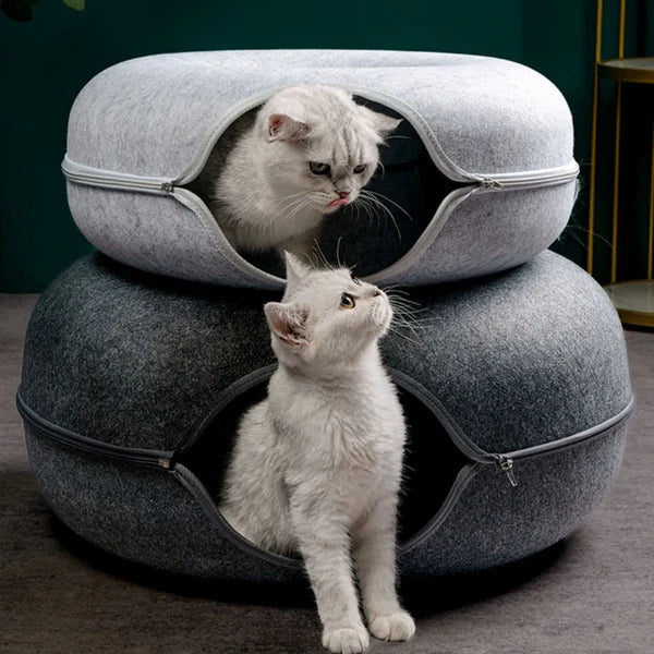 Cat tunnel bed