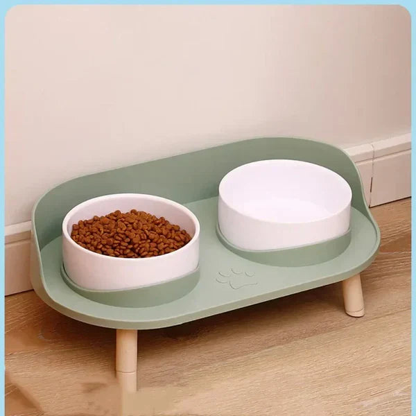 dog bowl stand