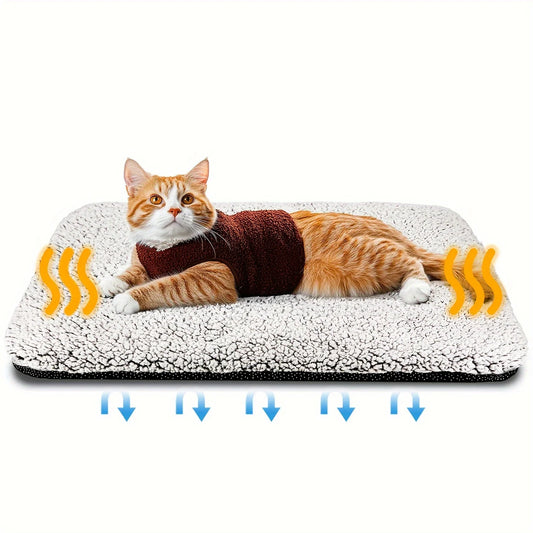 Self-Heating Pet Washable Cushion Mat for Cats and Dogs