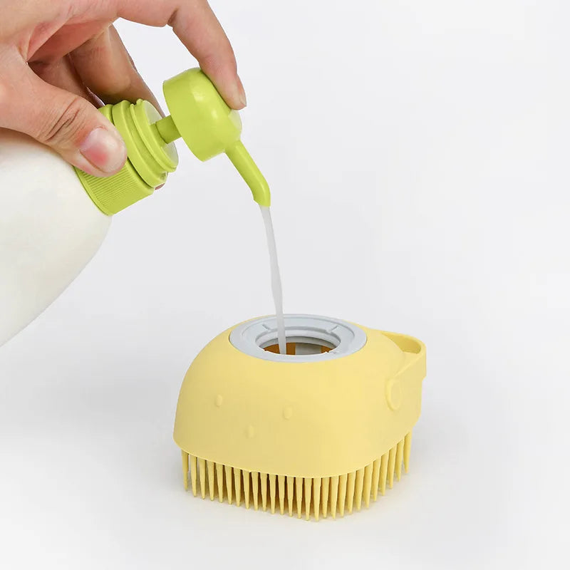 Pet Shampoo Dispenser Brush