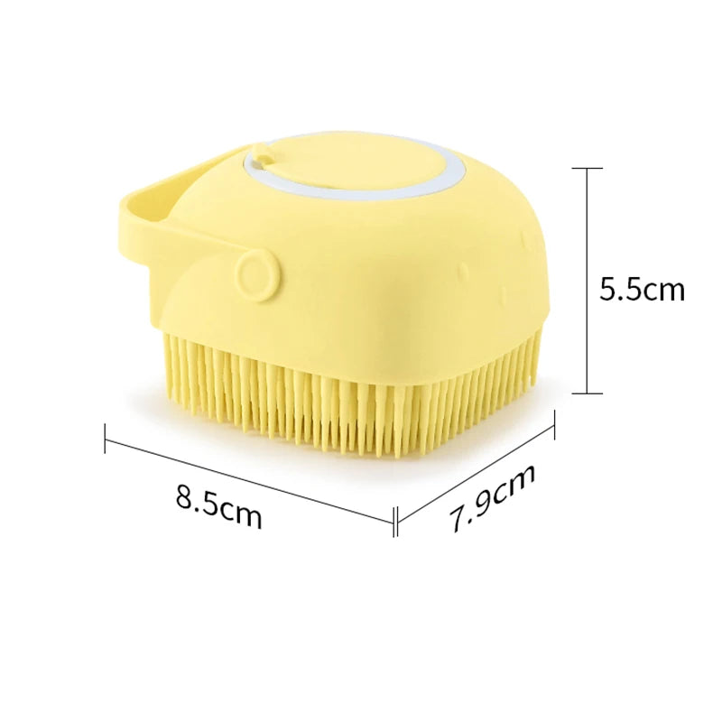 Pet Shampoo Dispenser Brush