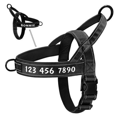 Personalized Dog Military Tactical Harness