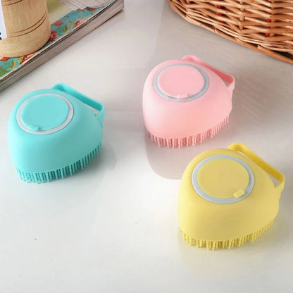 Pet Shampoo Dispenser Brush