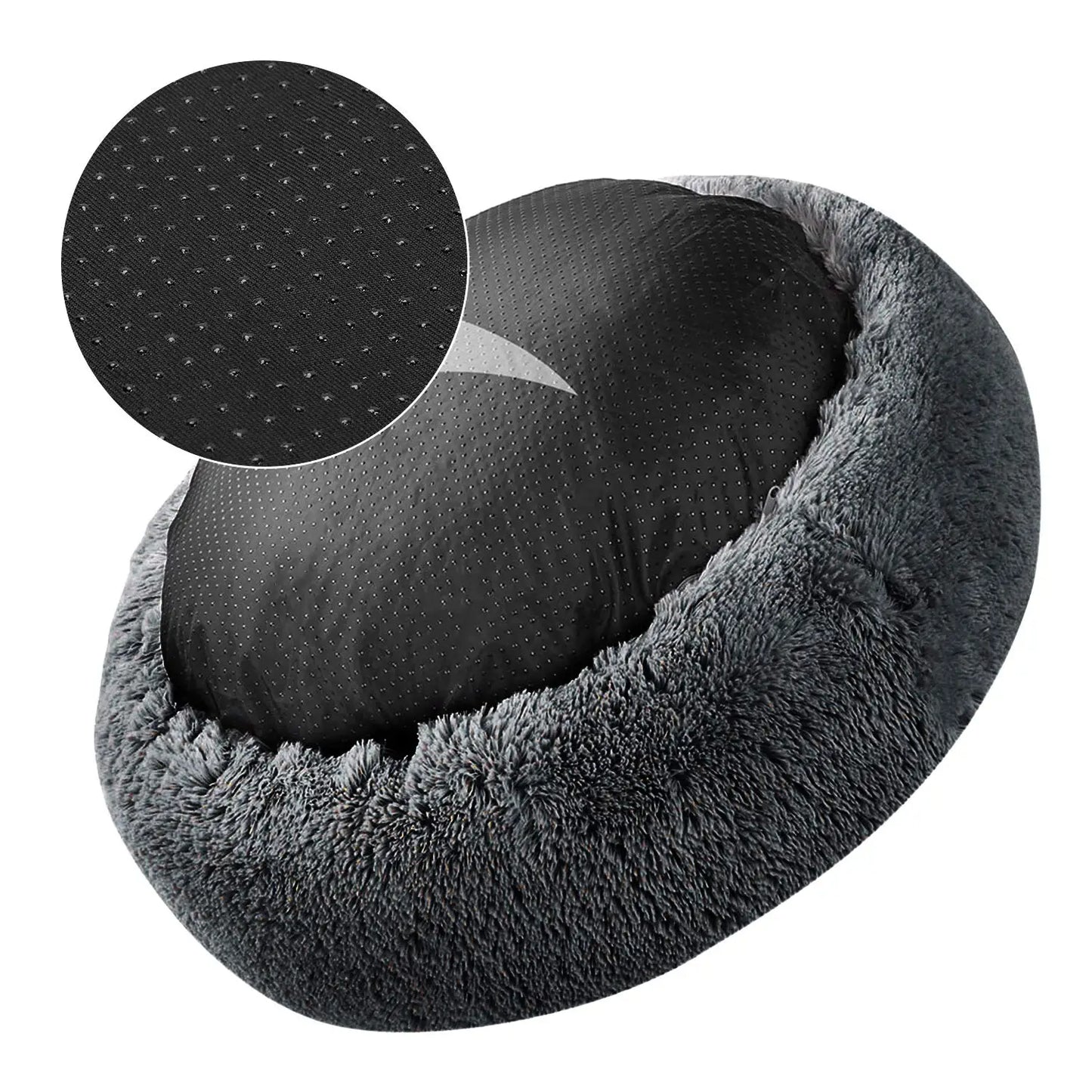 Large Dog Beds - Soft Round Plush