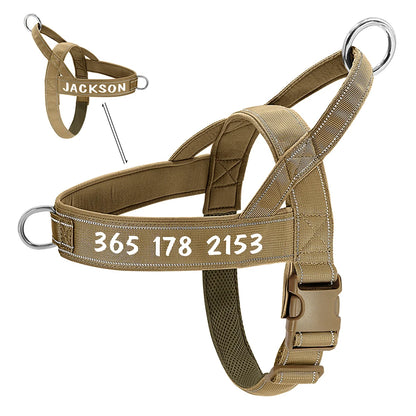 Personalized Dog Military Tactical Harness