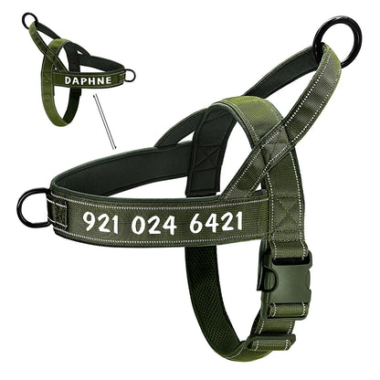 Personalized Dog Military Tactical Harness