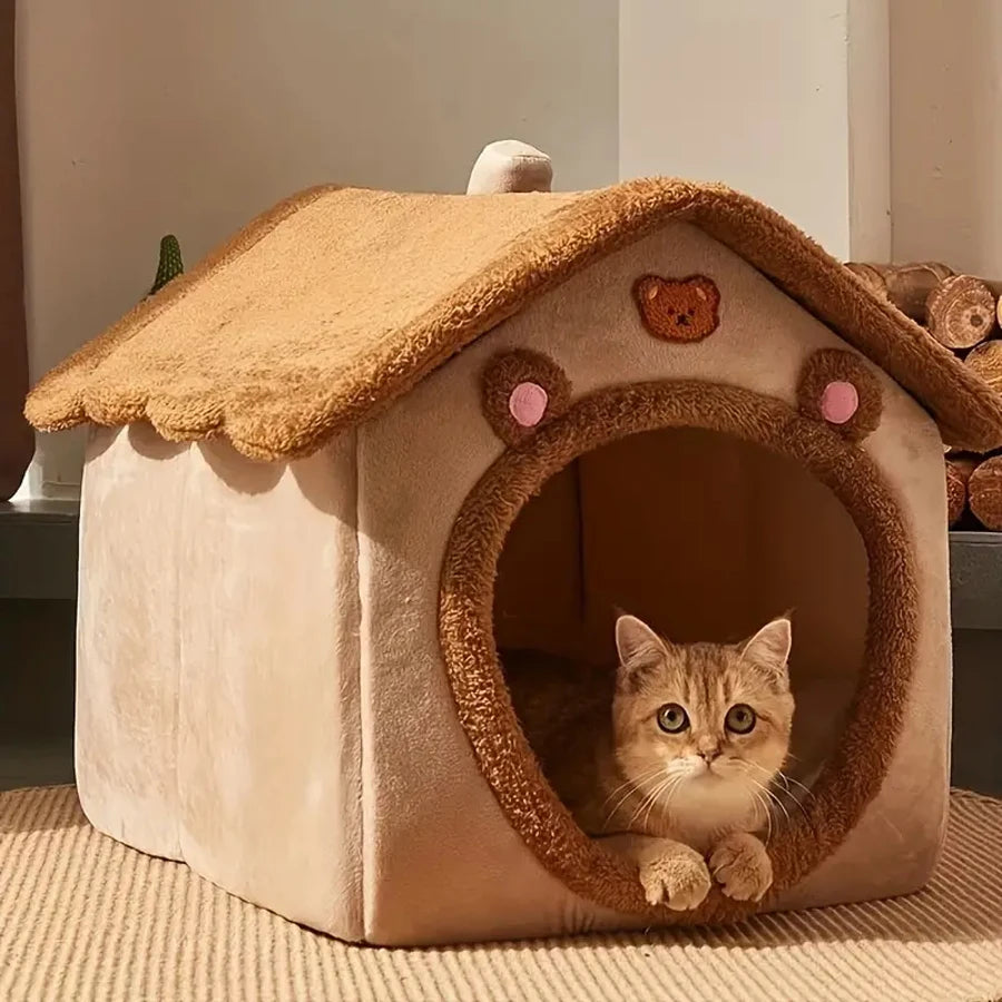 Washable Cave House for Cat and Puppy