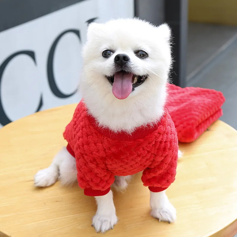 Pet Winter Fleece Pullover