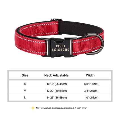 Personalized Reflective Dog Collars