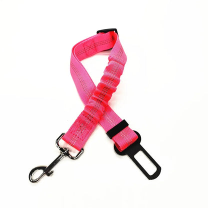 Dog Car Seat Belt with Lead Clip