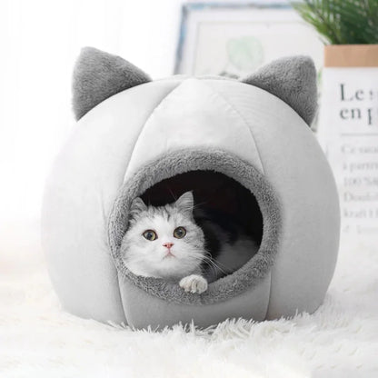 Cat Self-Warming Hut Cave Bed