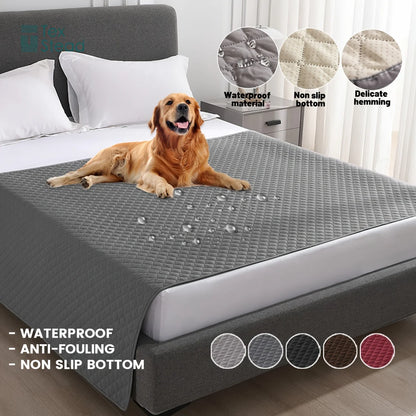 Anti Leaking & Non-Slipping Bed Cover for Cats Dogs