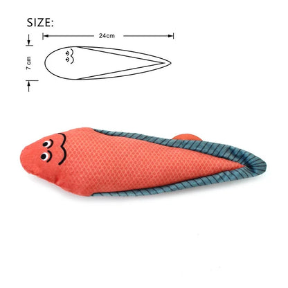 Cat Fish Toy - Interactive Pillowfish