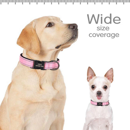 Personalized Reflective Dog Collars