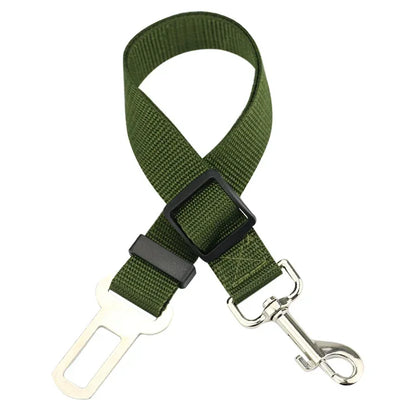 Dog Car Seat Belt with Lead Clip