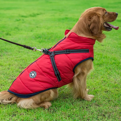 Dog Winter Coat with Harness