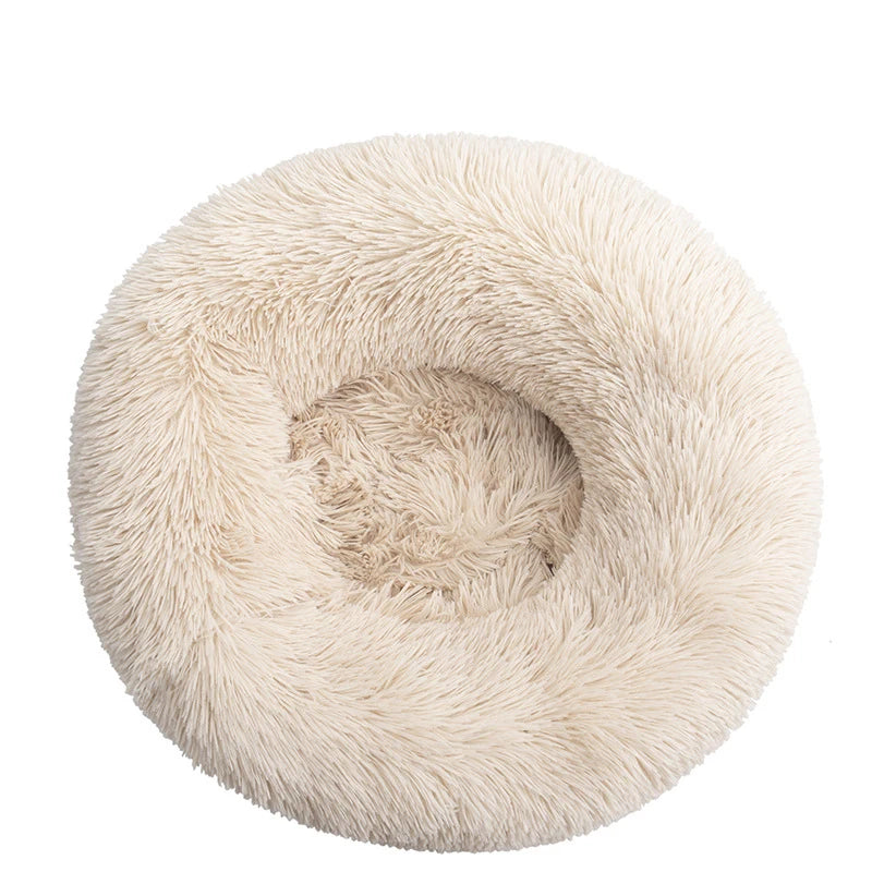 Large Dog Beds - Soft Round Plush