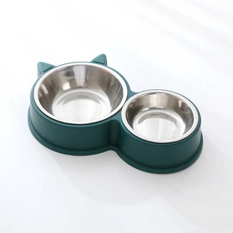 Puppy Kitten Stainless Steel Food Bowl and Drinker