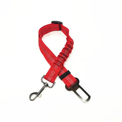 Dog Car Seat Belt with Lead Clip