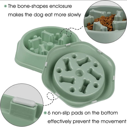 Dog Slow Feeding Bowl for Better Health