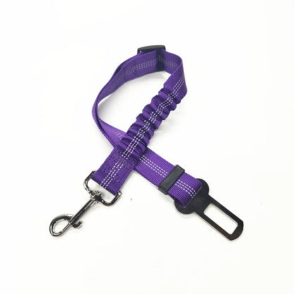 Dog Car Seat Belt with Lead Clip