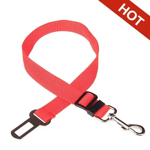 Dog Car Seat Belt with Lead Clip