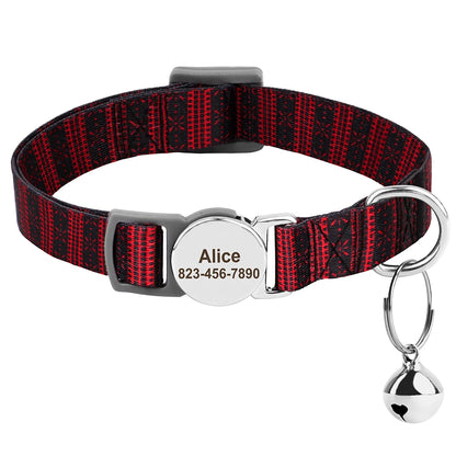 Cat Collar Personalised