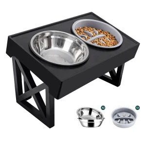 Raised Bowls Stand For Dog and Cat