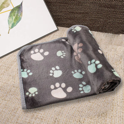 Soft Flannel Dog Blanket Winter Warm and Comfortable