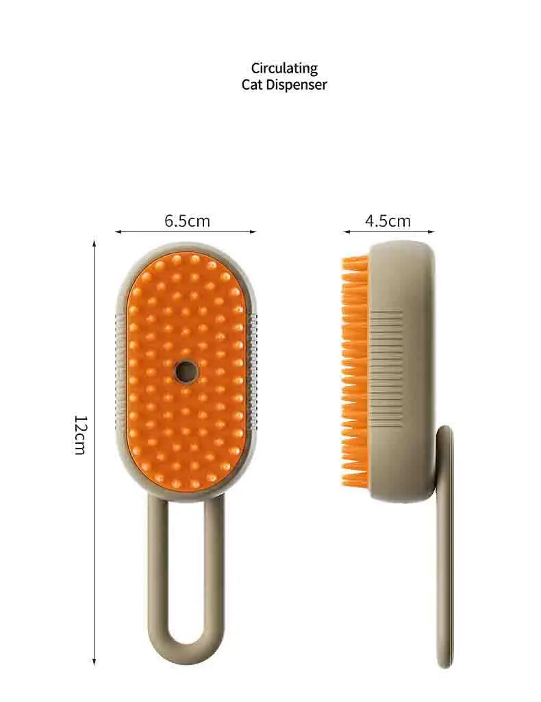 Steam Spray Pet Massage Brush