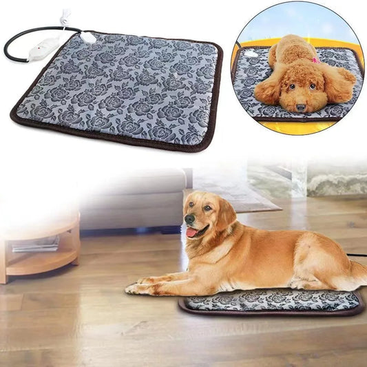 Pet Heated Mat Temperature Adjustable for Dog and Cat