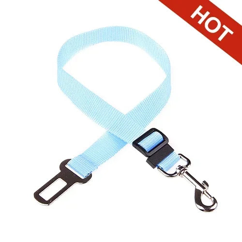 Dog Car Seat Belt with Lead Clip