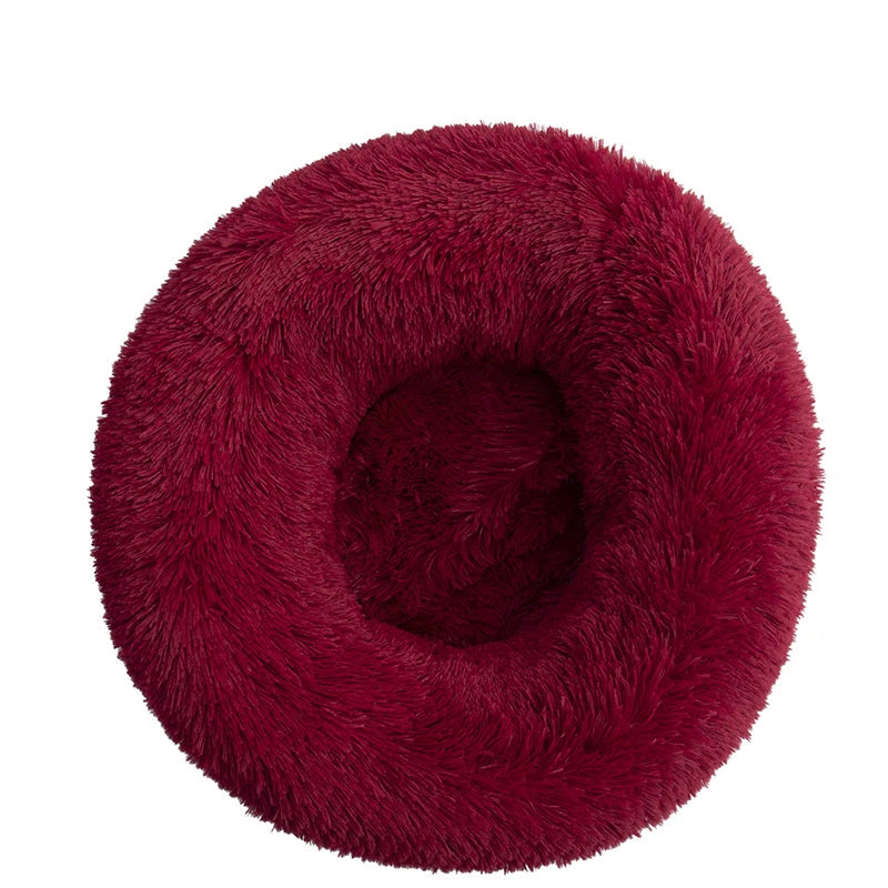 Large Dog Beds - Soft Round Plush