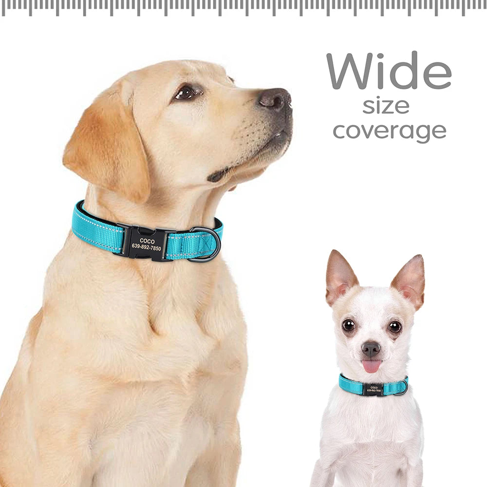 Personalized Reflective Dog Collars