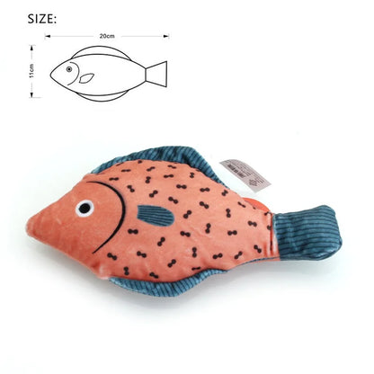 Cat Fish Toy - Interactive Pillowfish