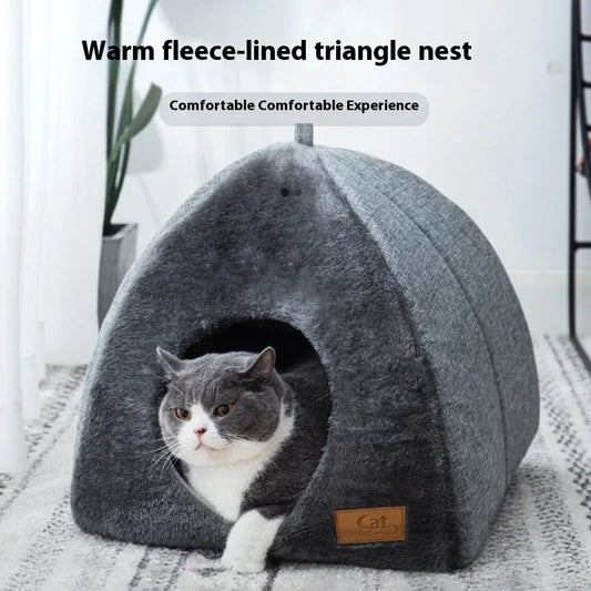 Cat Triangular Nest House