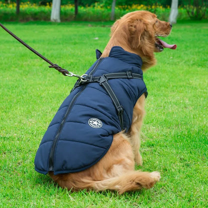 Dog Winter Coat with Harness