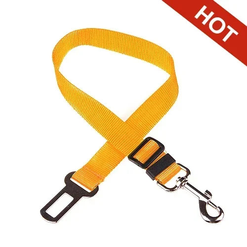 Dog Car Seat Belt with Lead Clip