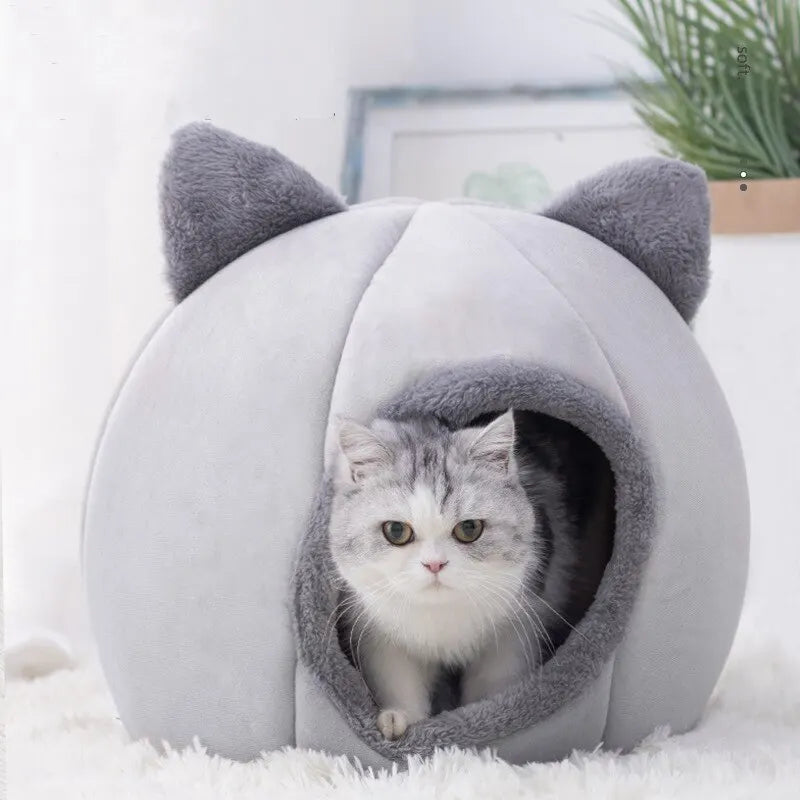 Cat Self-Warming Hut Cave Bed