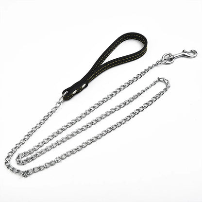 Dog Chain Leash -  Strong Metal Chain