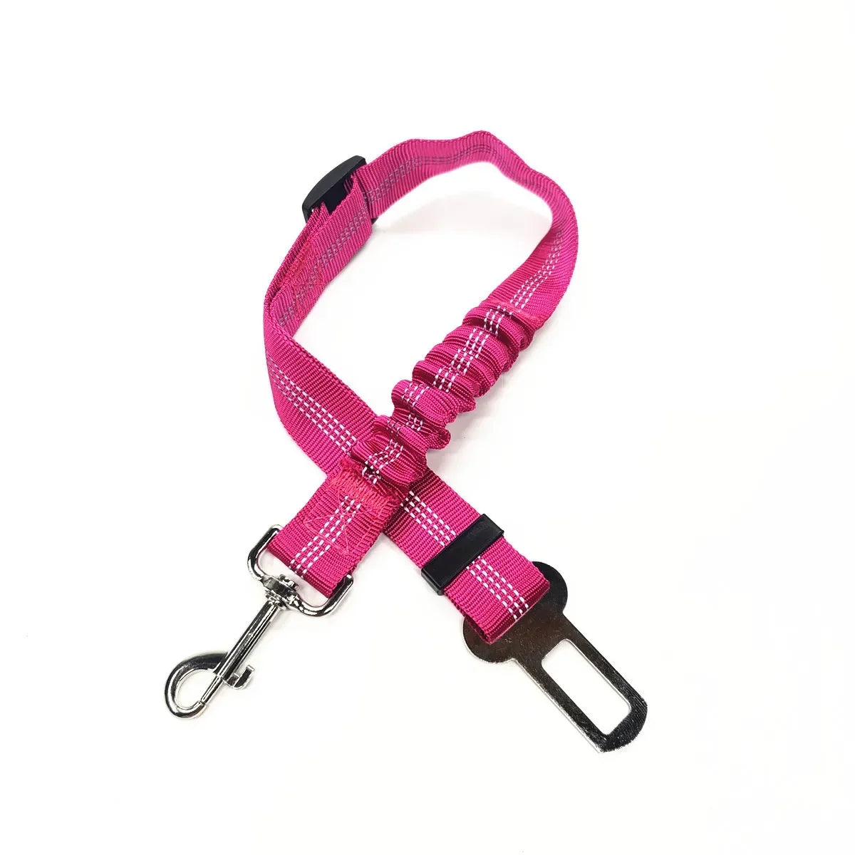 Dog Car Seat Belt with Lead Clip