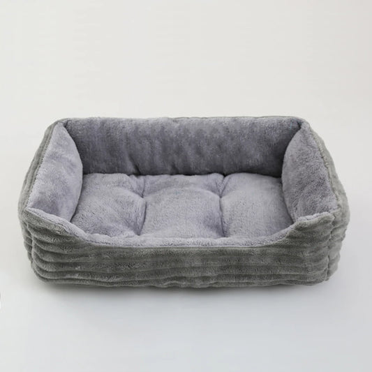 Sofa Bed for Dog Cat Square Plush Kennel