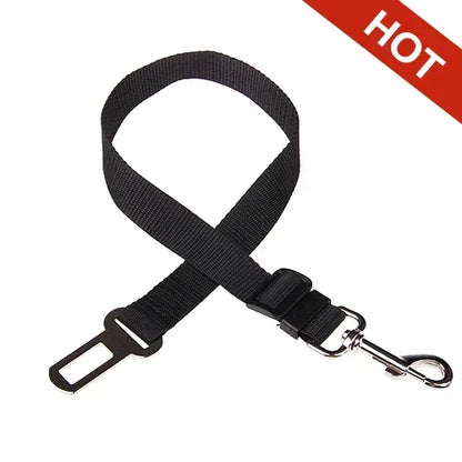 Dog Car Seat Belt with Lead Clip