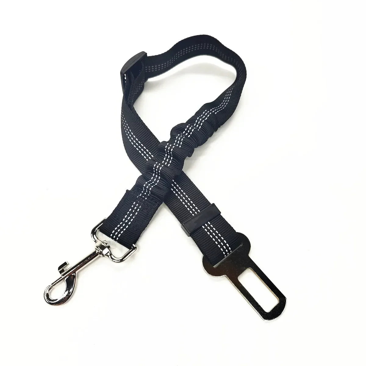 Dog Car Seat Belt with Lead Clip