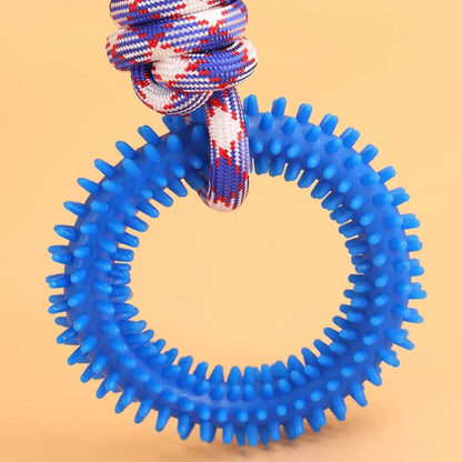 Dog Tug Toy - Teeth Cleaning Ring