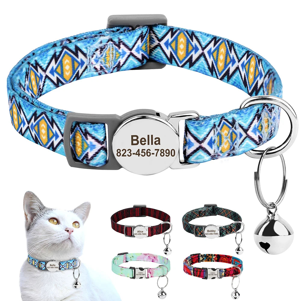 Cat Collar Personalised