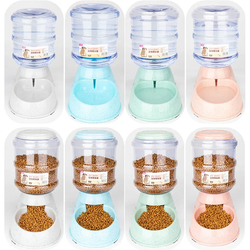 Automatic Water and Food Bowl for Dogs and Cats