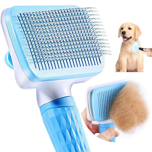 Self-Cleaning Pet Hair Remover Brush